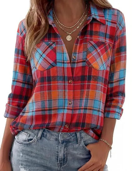 Darcy | Women's Western Flannel Blouse