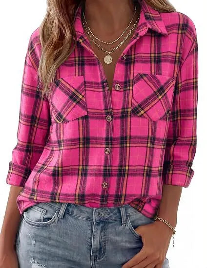 Darcy | Women's Western Flannel Blouse