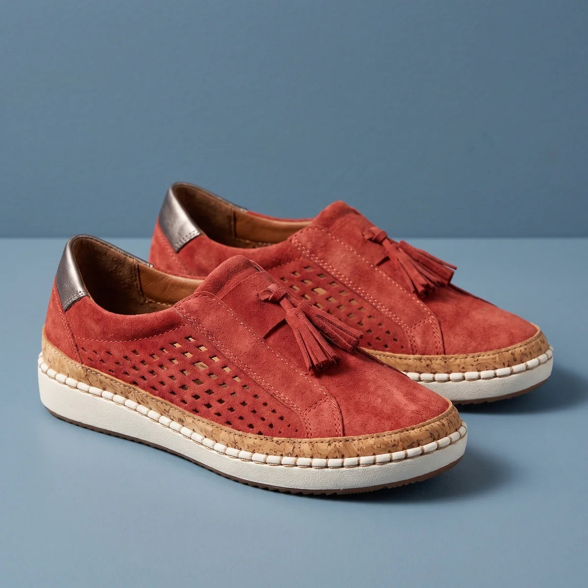 Daria Orthopedic Tassel Slip On Sneakers