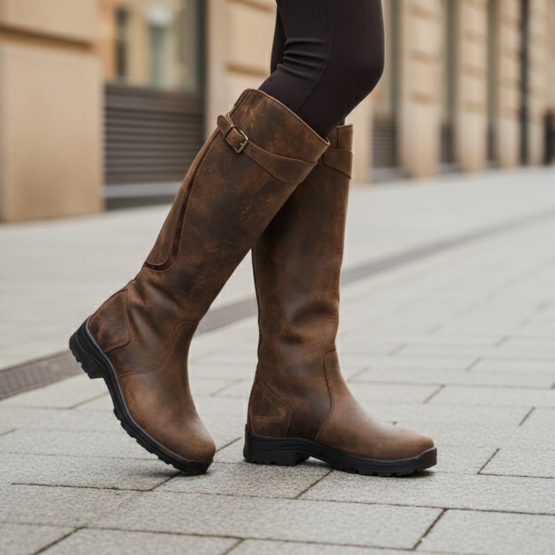 Dawn | Vegan Leather Waterproof Knee-High Boots for Women