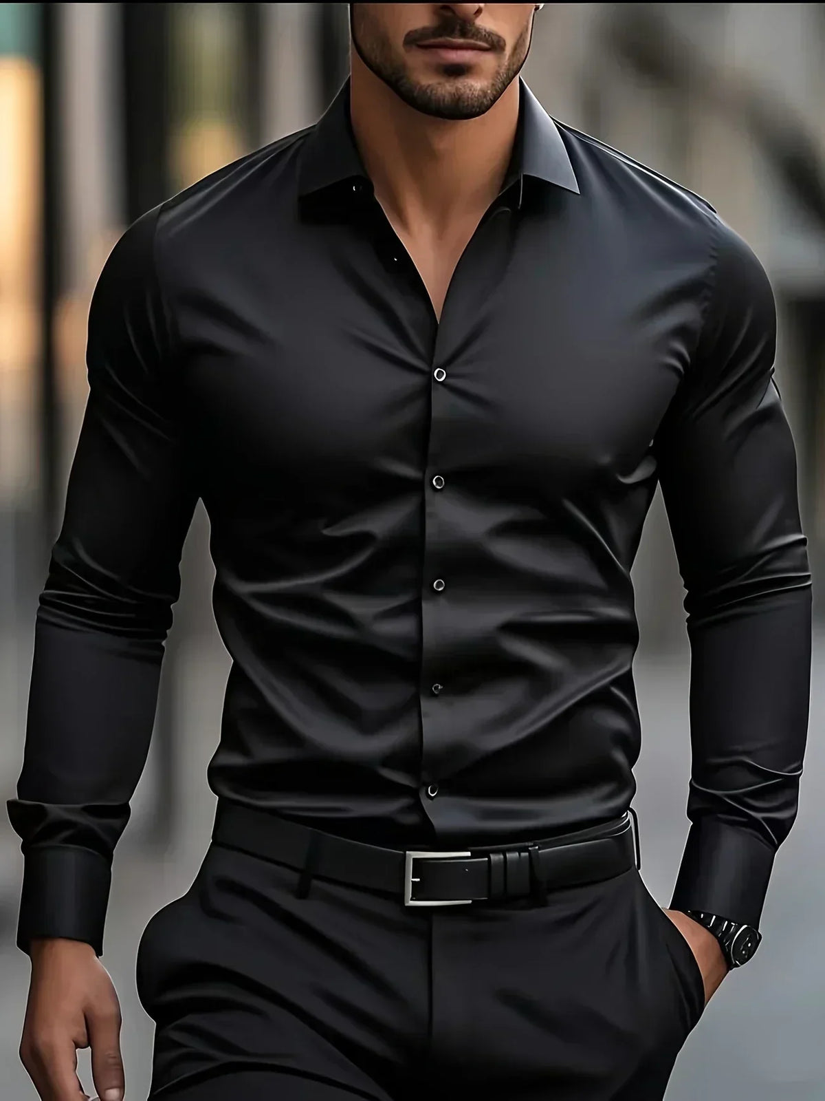 Hunter | Men's Stylish Long-Sleeved Shirt
