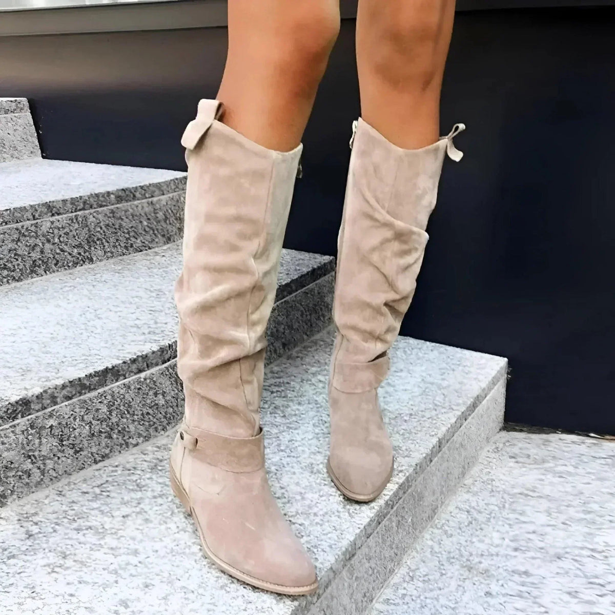 Women's Knee High Boots with a Structured Flexible Fit | Clean Line for Day and Evening Wear | Size 5-10.5, 4 Colors