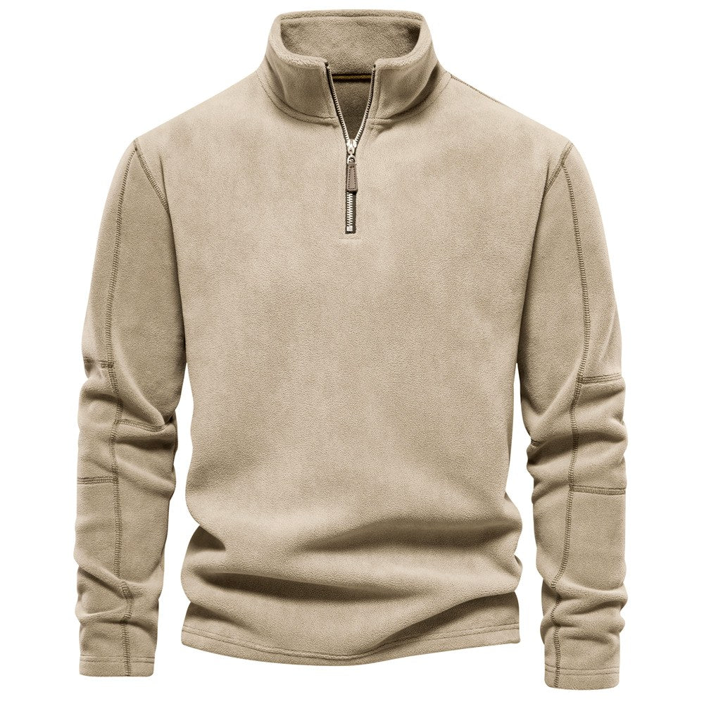 Denis - Men's Quarter-Zip Fleece Sweatshirt