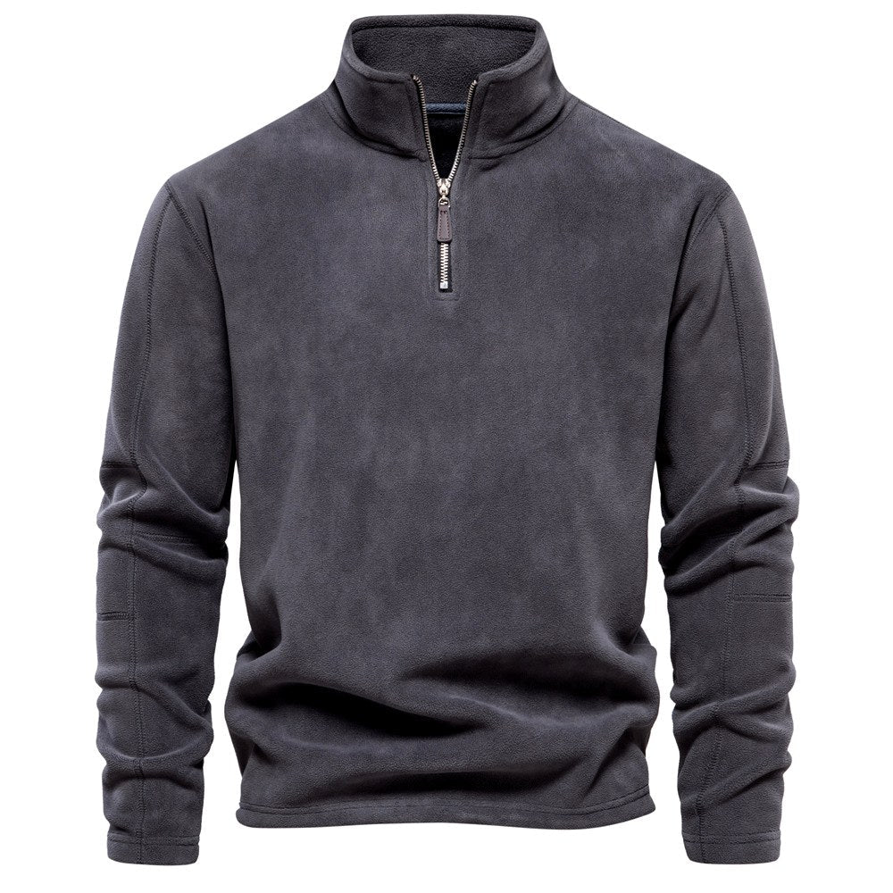 Denis - Men's Quarter-Zip Fleece Sweatshirt