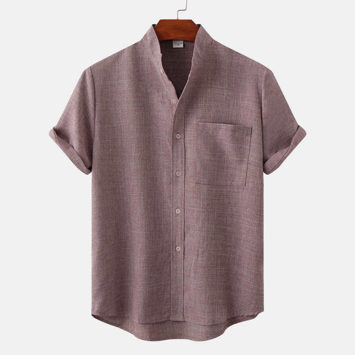 Benjamin · Solid Cotton Button-Down Shirt