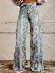 Blue Patterned