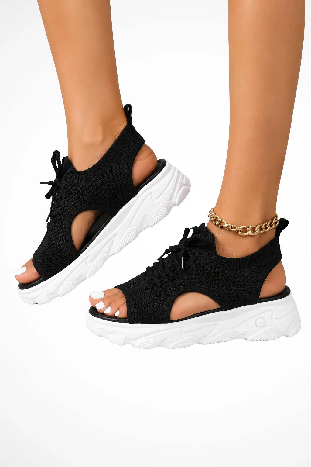 Dorothy | Women's Open Toe Orthopedic Lace Up Athletic Sandals