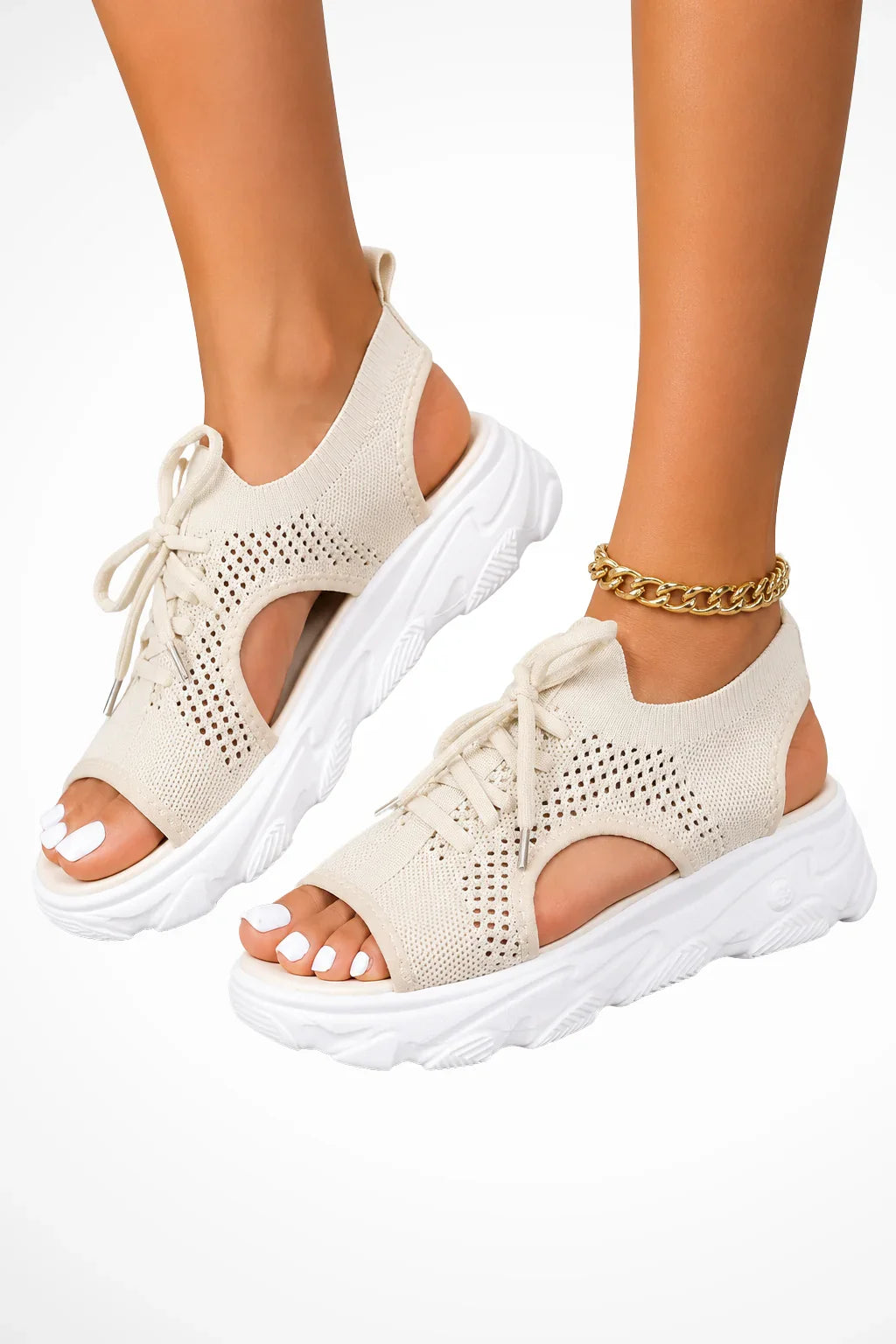 Dorothy | Women's Open Toe Orthopedic Lace Up Athletic Sandals