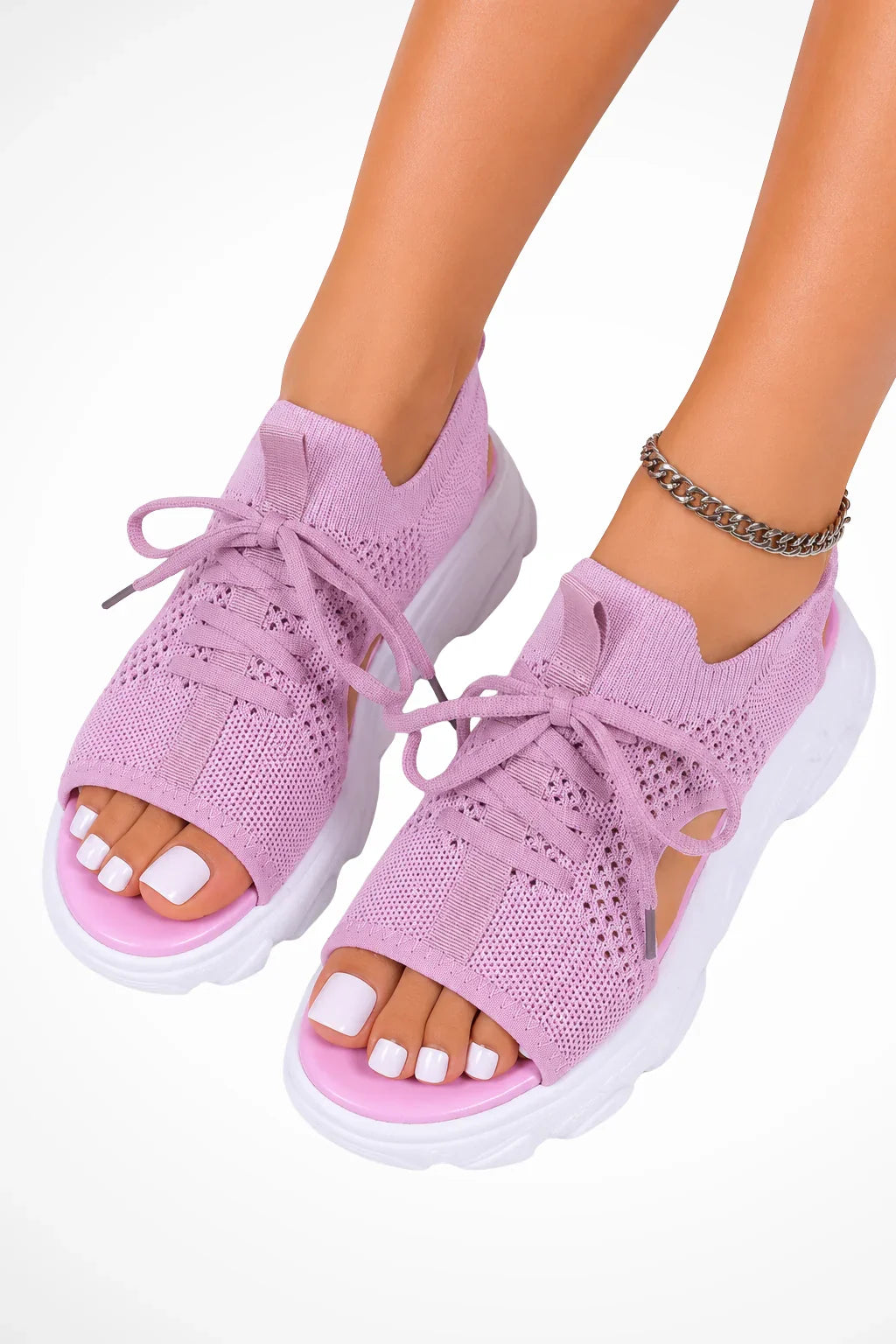 Dorothy | Women's Open Toe Orthopedic Lace Up Athletic Sandals