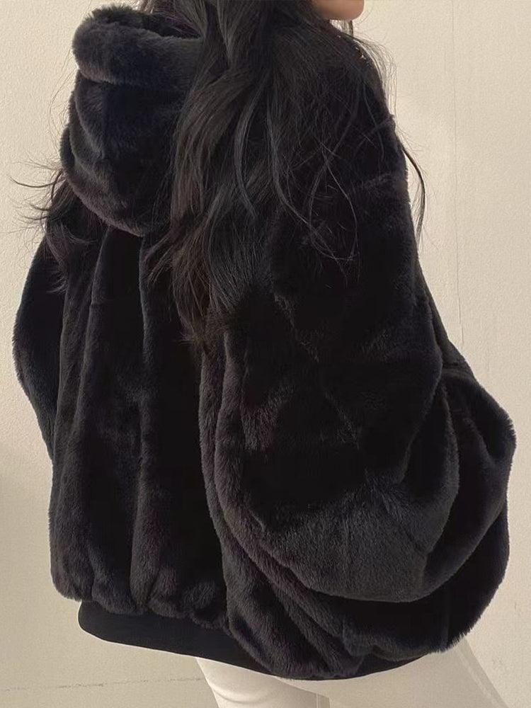 Women's Reversible Hooded Bomber Jacket, Zip Front