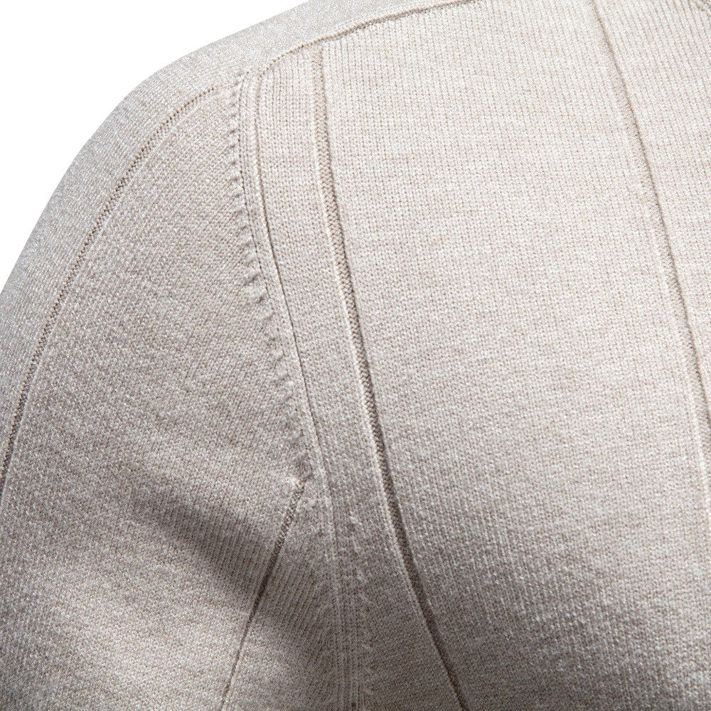 Drew - Men's Ribbed Turtleneck Knit Sweater