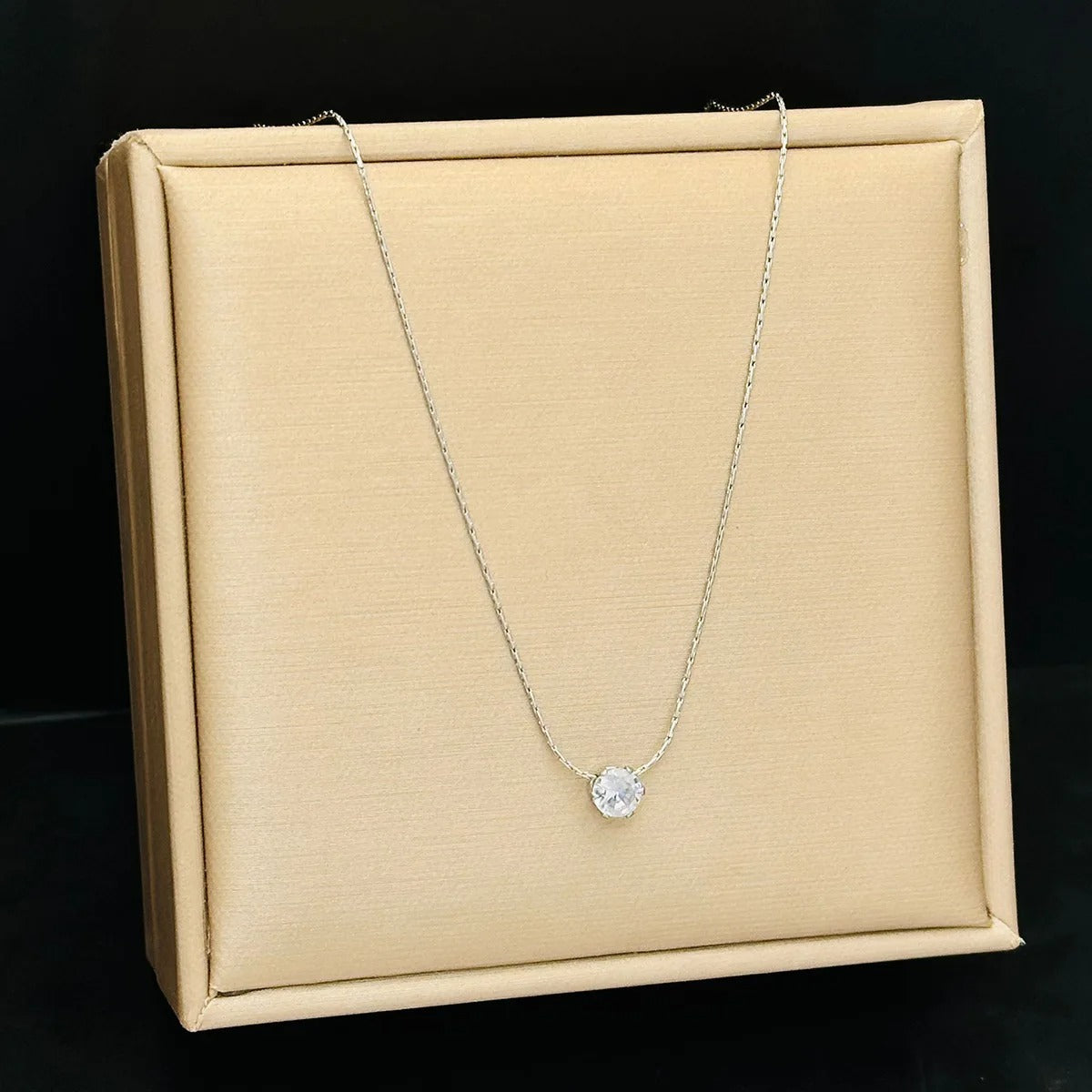 Moissanite | Women's Necklace with Moissanite Stones
