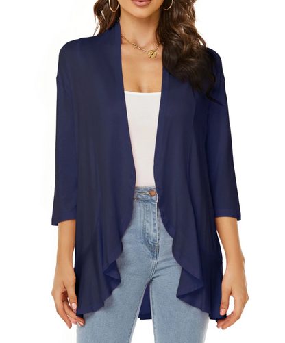 Easton | Open-Front Longline Cardigan for Women
