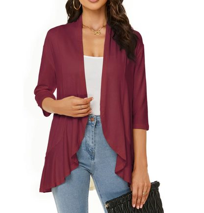 Easton | Open-Front Longline Cardigan for Women