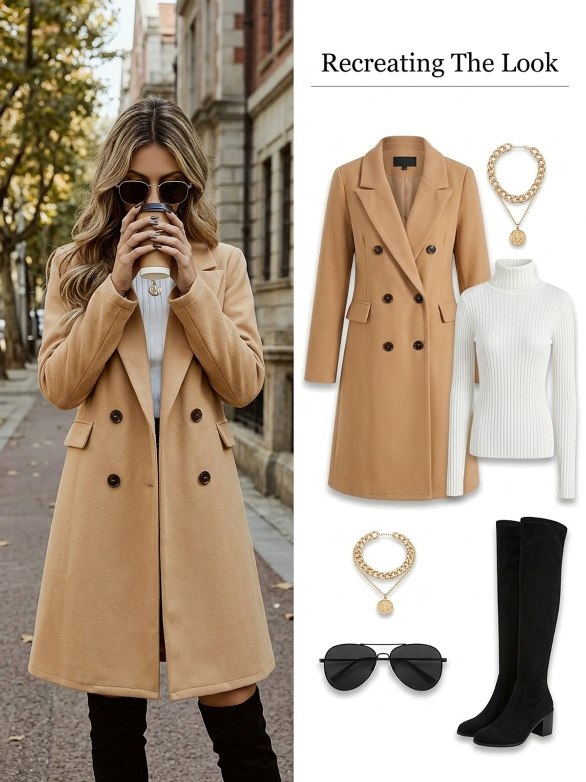 Women's Coat | For Winter | Size S-2XL | Ginger