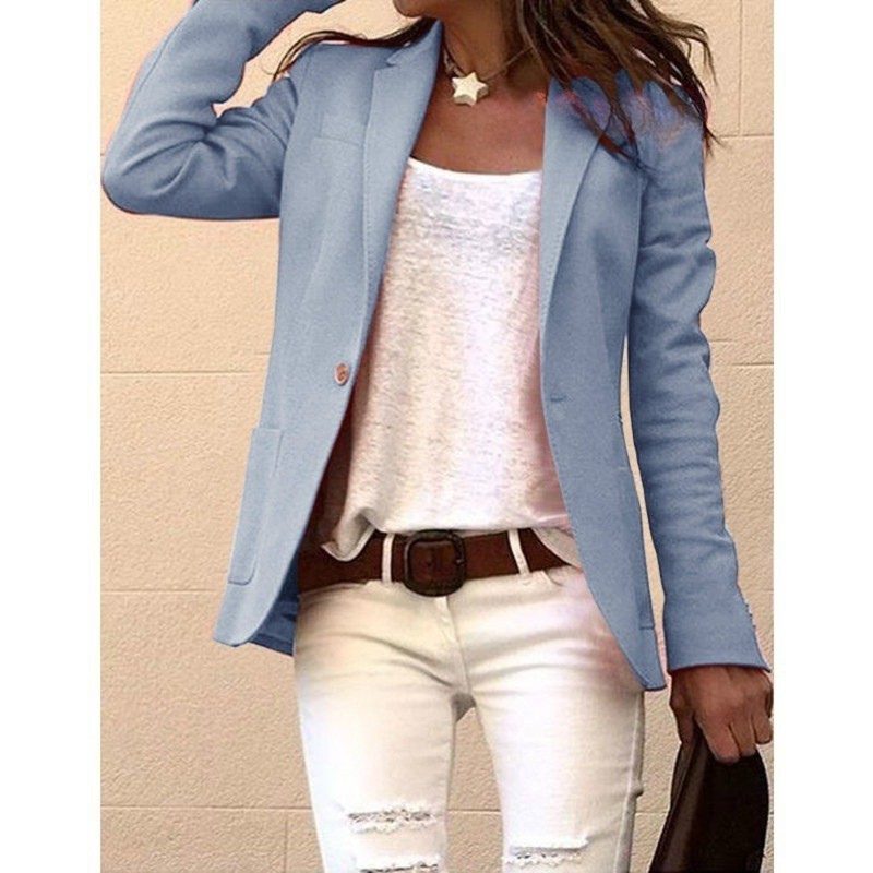 Edna | Blazer with Notch Lapel and Button-Front for Women