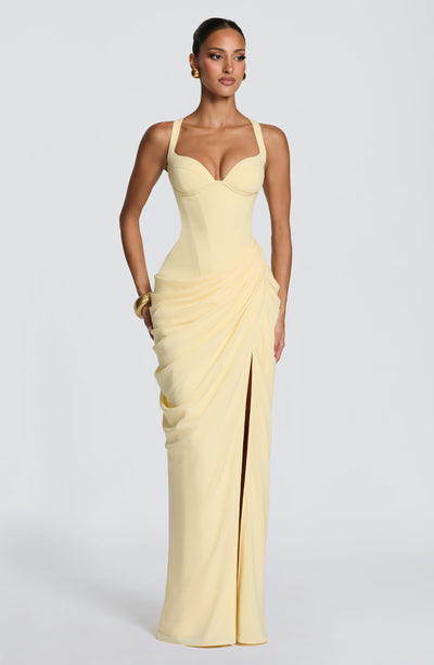 Beatrice | Women's Flowy Corset Wedding Guest Dress