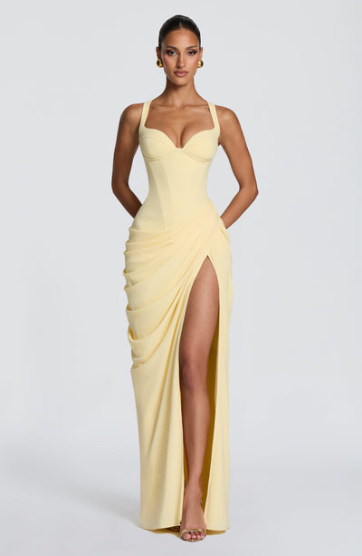Beatrice | Women's Flowy Corset Wedding Guest Dress