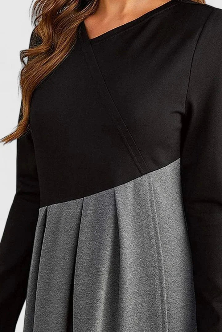 Elegant long sleeve maxi dress