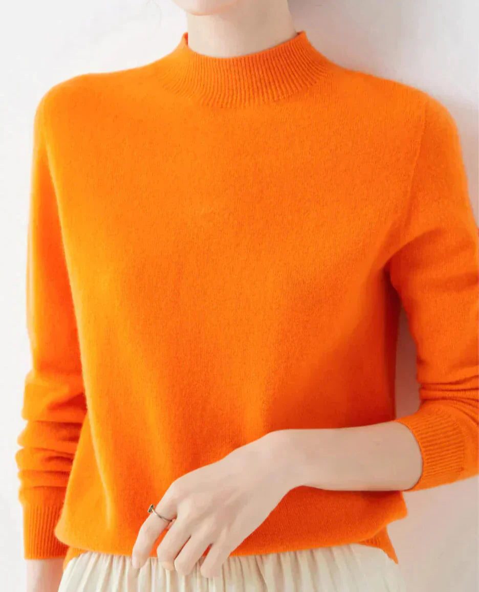 Elfreda | Cashmere Sweater with Crew Neck for Women