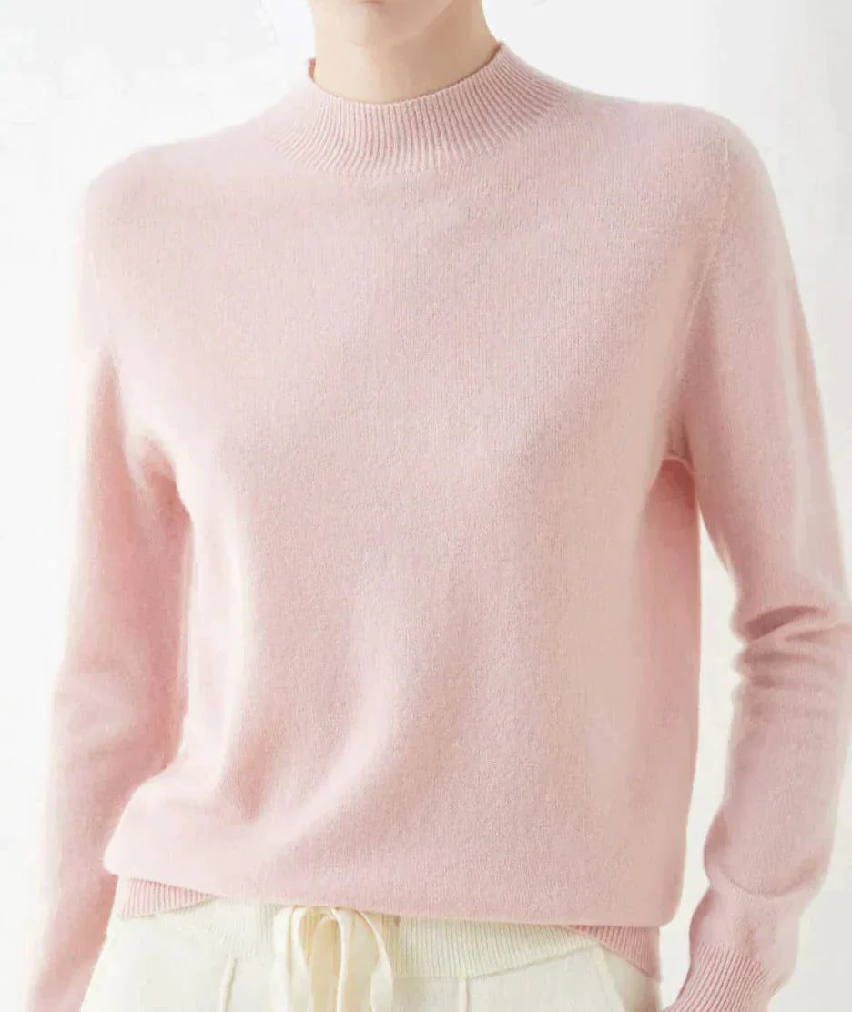 Elfreda | Cashmere Sweater with Crew Neck for Women