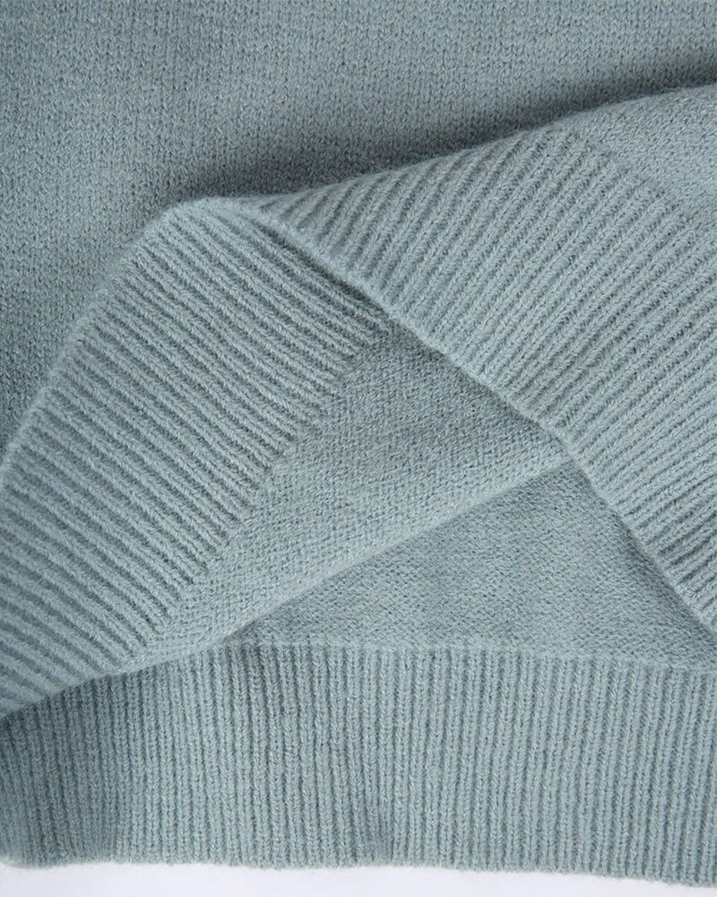 Elke | Fair Isle Knit Sweater with Mock Neck for Women