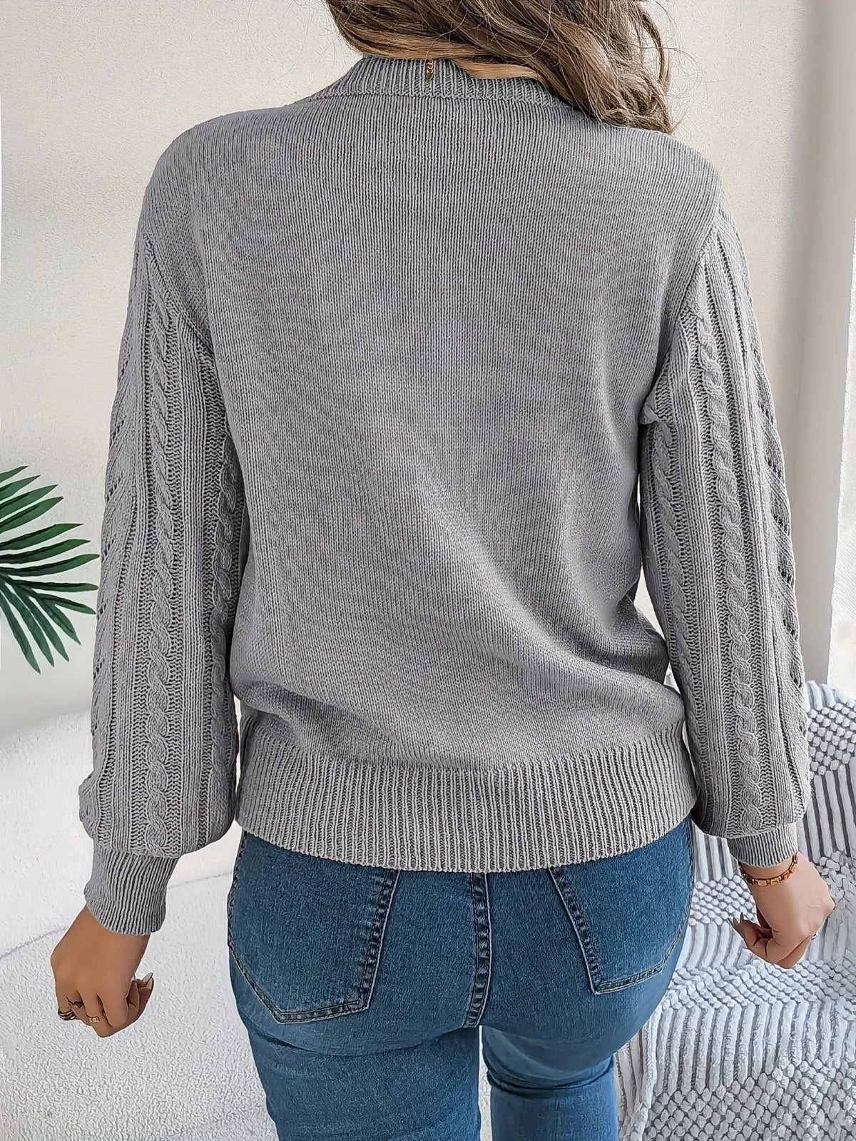 Ellen | Women's Cable Knit Sweater