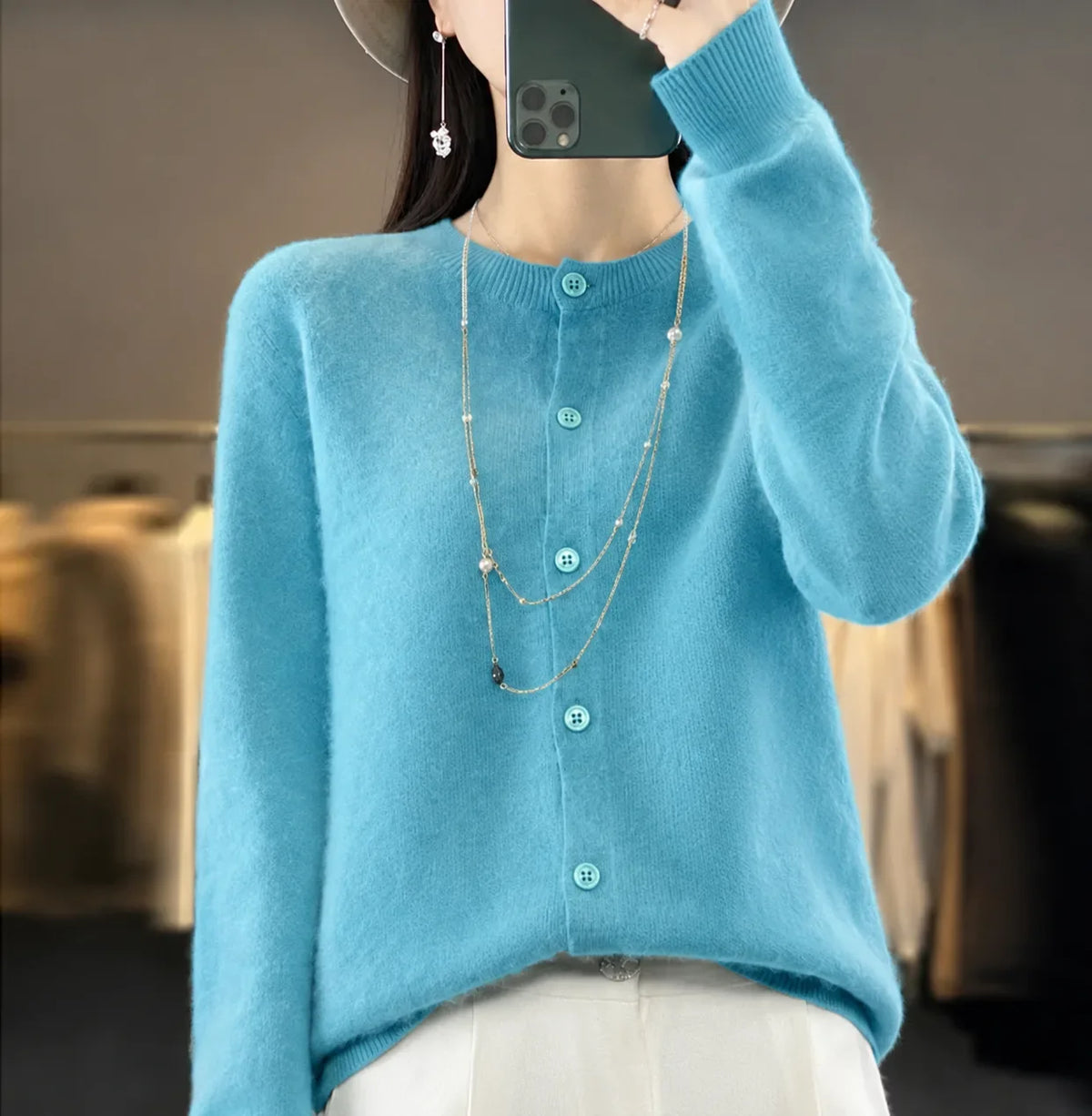 Buttoned Cardigan