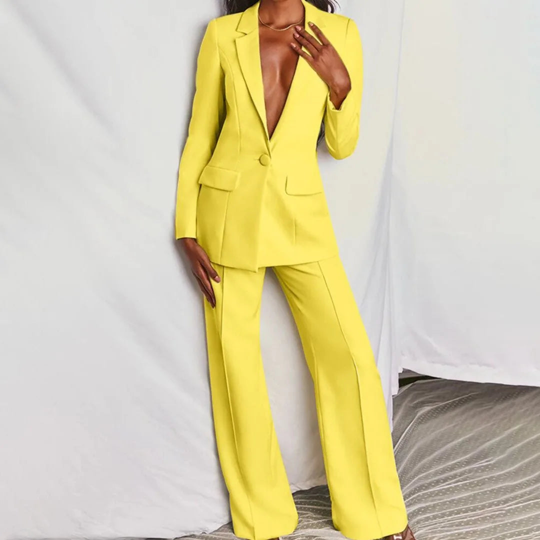 Chic Blazer & Trousers Set