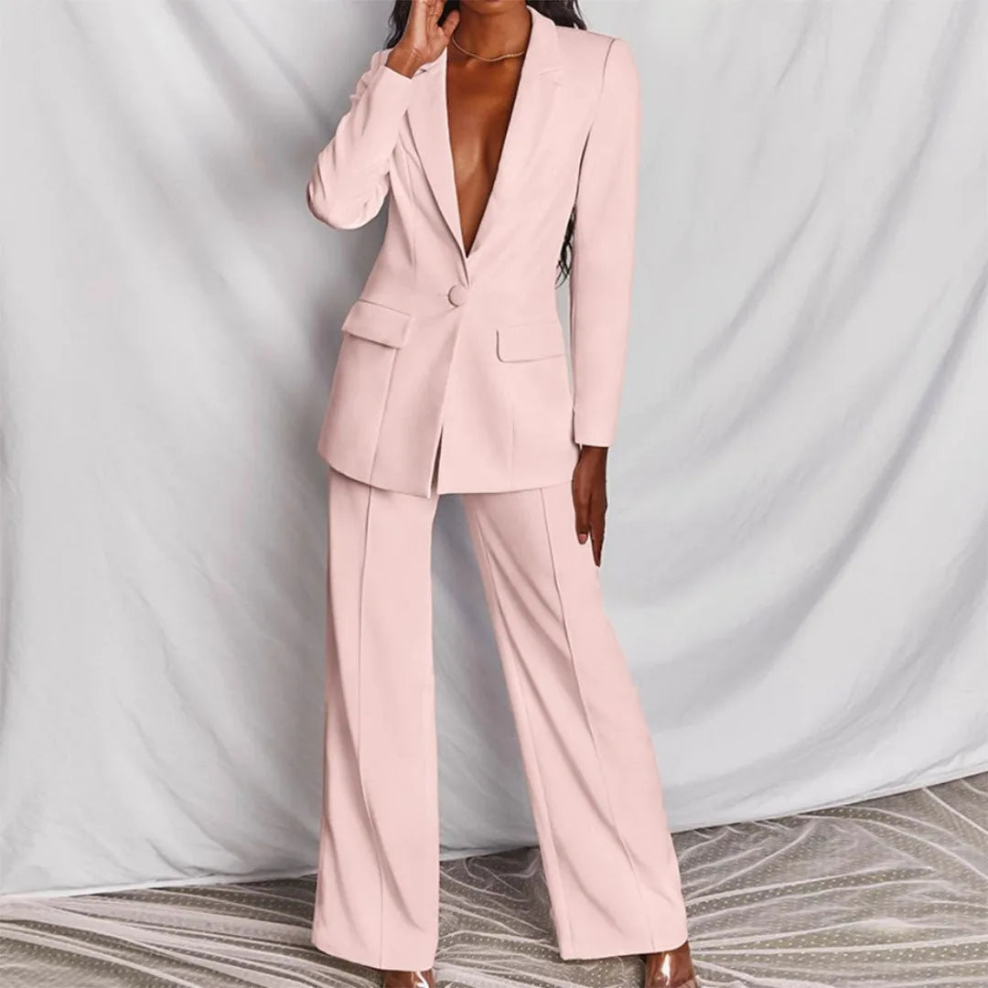 Chic Blazer & Trousers Set