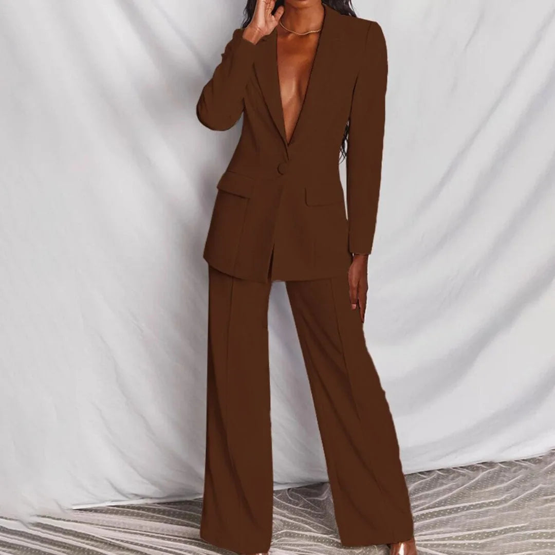 Chic Blazer & Trousers Set