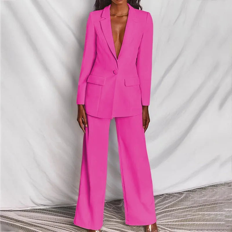 Chic Blazer & Trousers Set