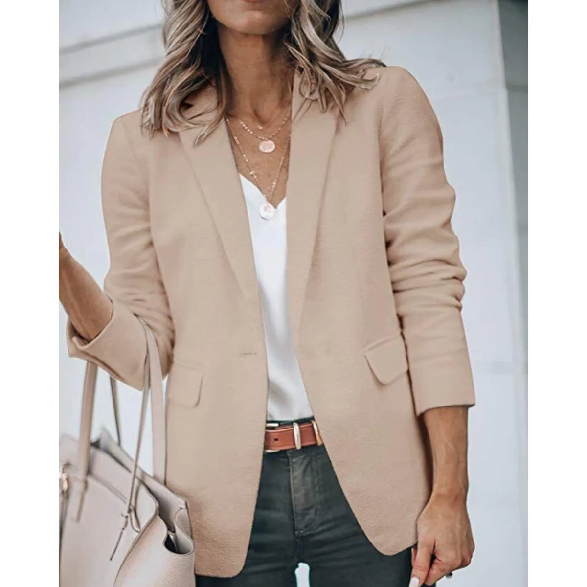 Dames Blazer met Getailleerde Pasvorm