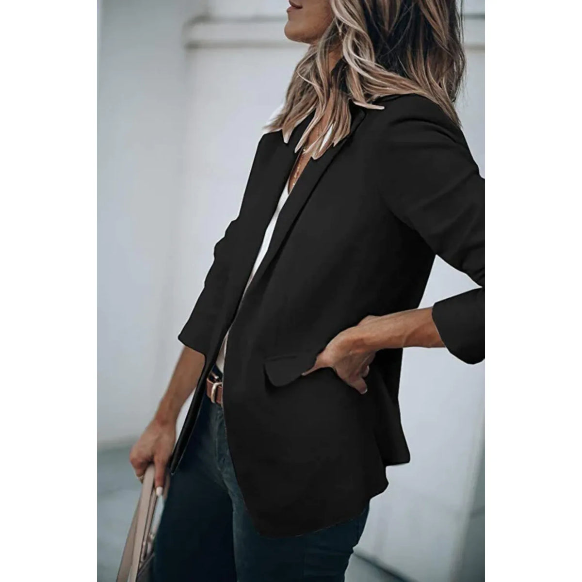 Dames Blazer met Getailleerde Pasvorm