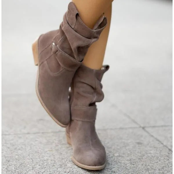 Elegant Ankle Boots with Zipper Closure