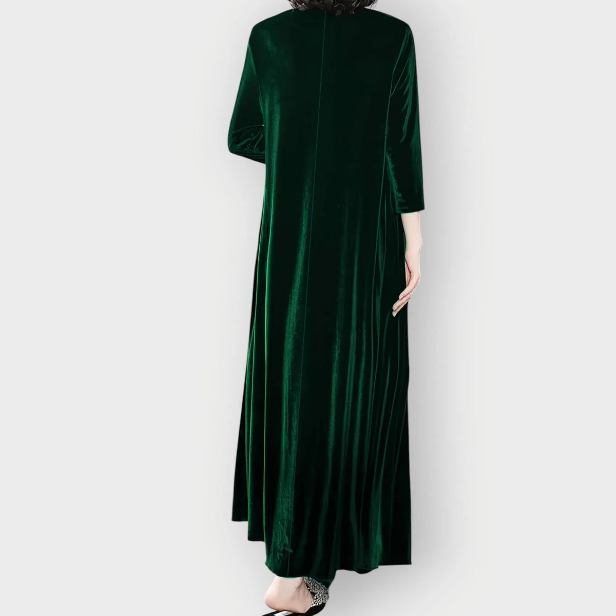 Luxe Velvet Flow Maxi Dress