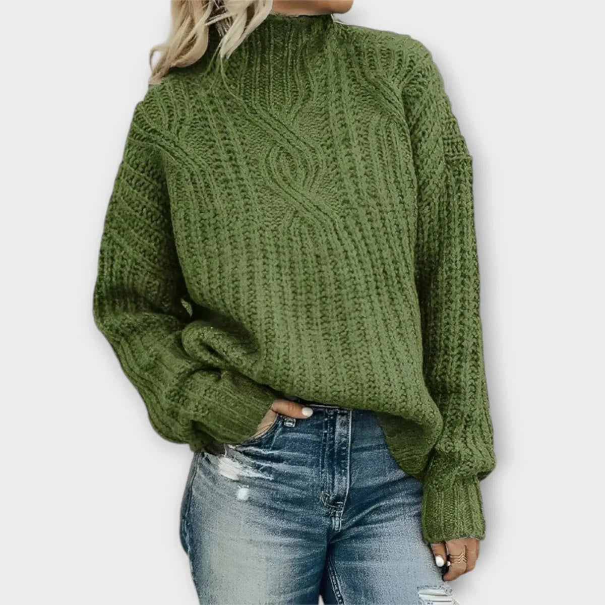 Modern High-Neck Sweater