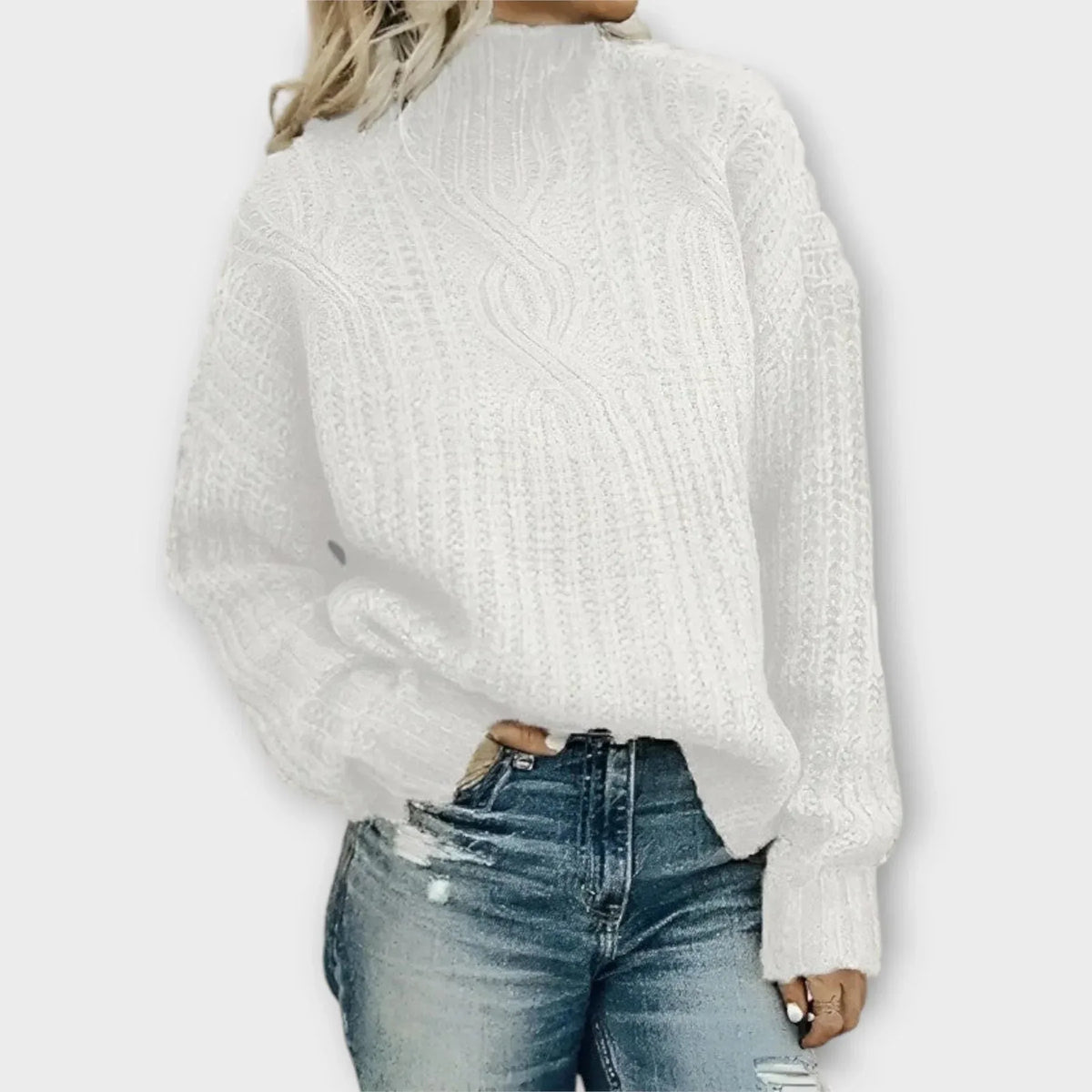 Modern High-Neck Sweater