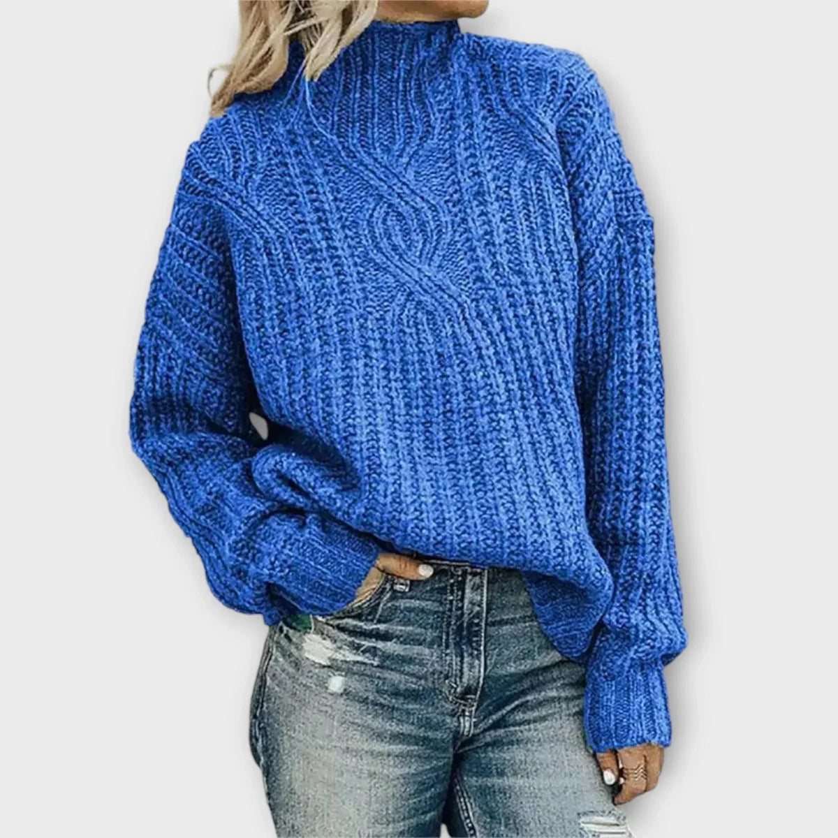 Modern High-Neck Sweater