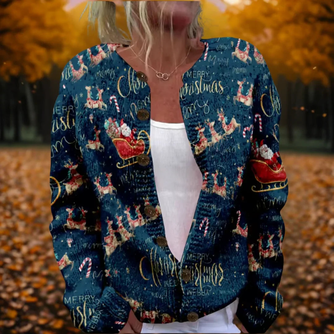 Santa claus cardigan