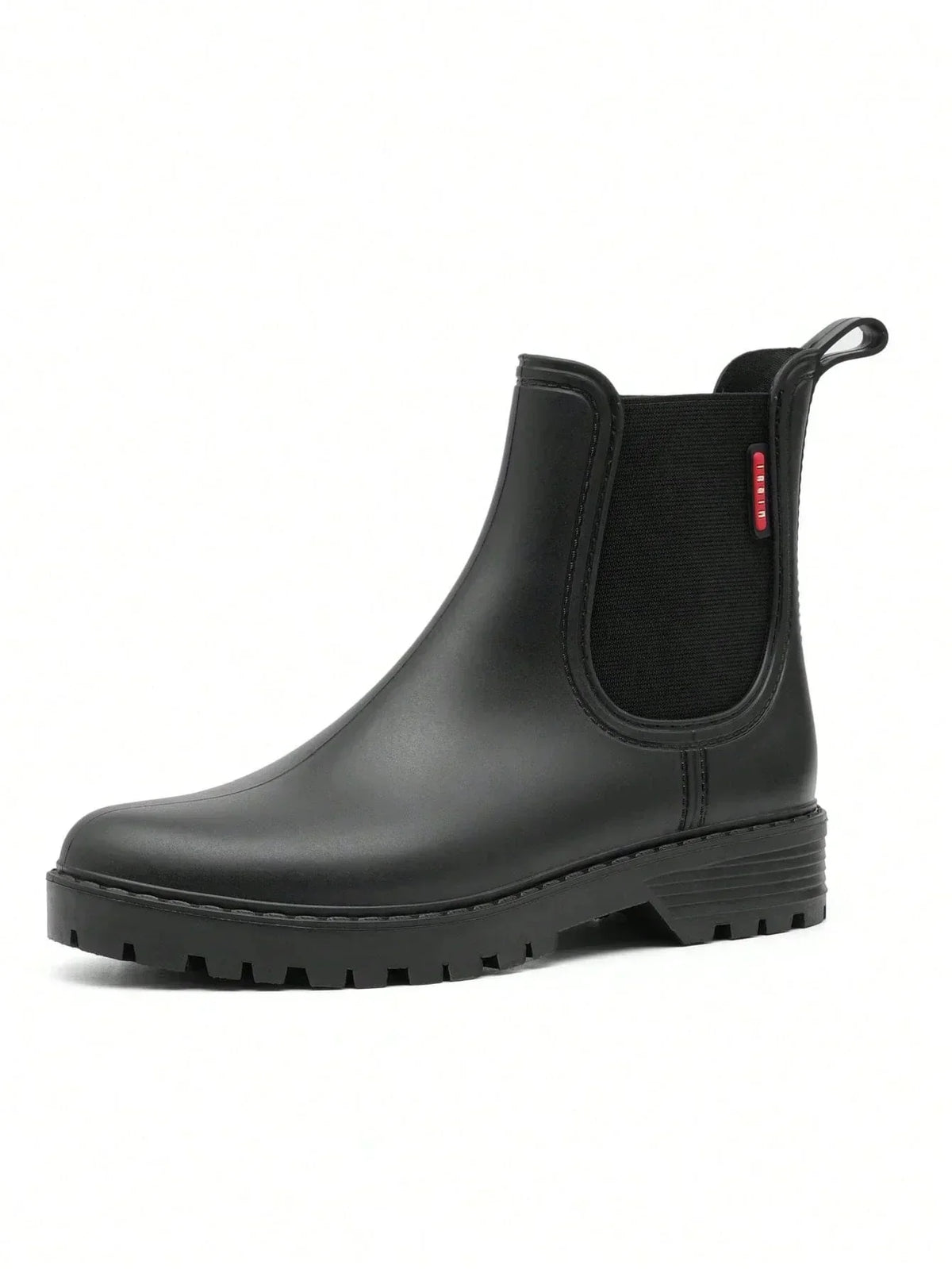 Women's chelsea boots with elastic side gussets