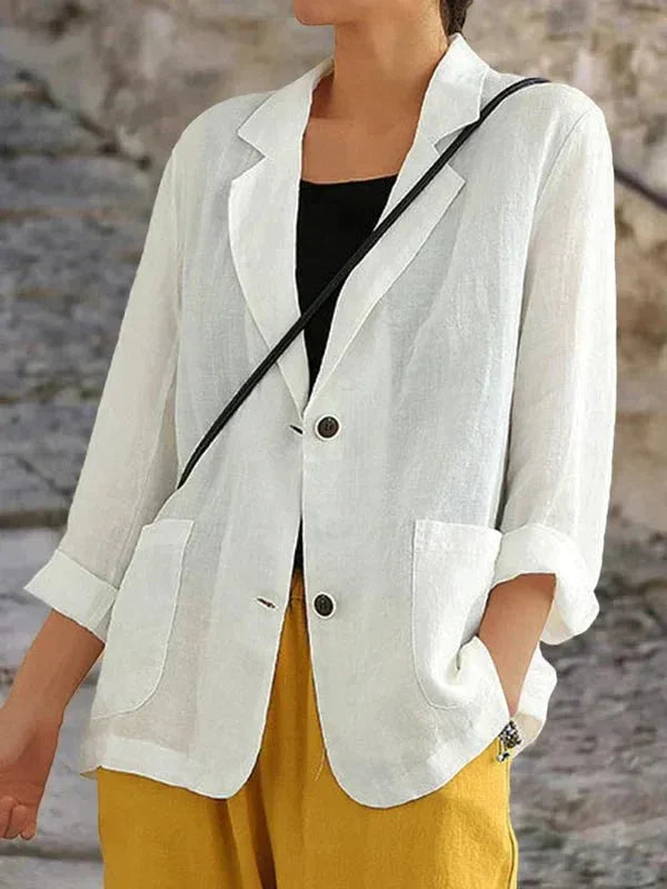 Women's Relaxed Two Button Blazer