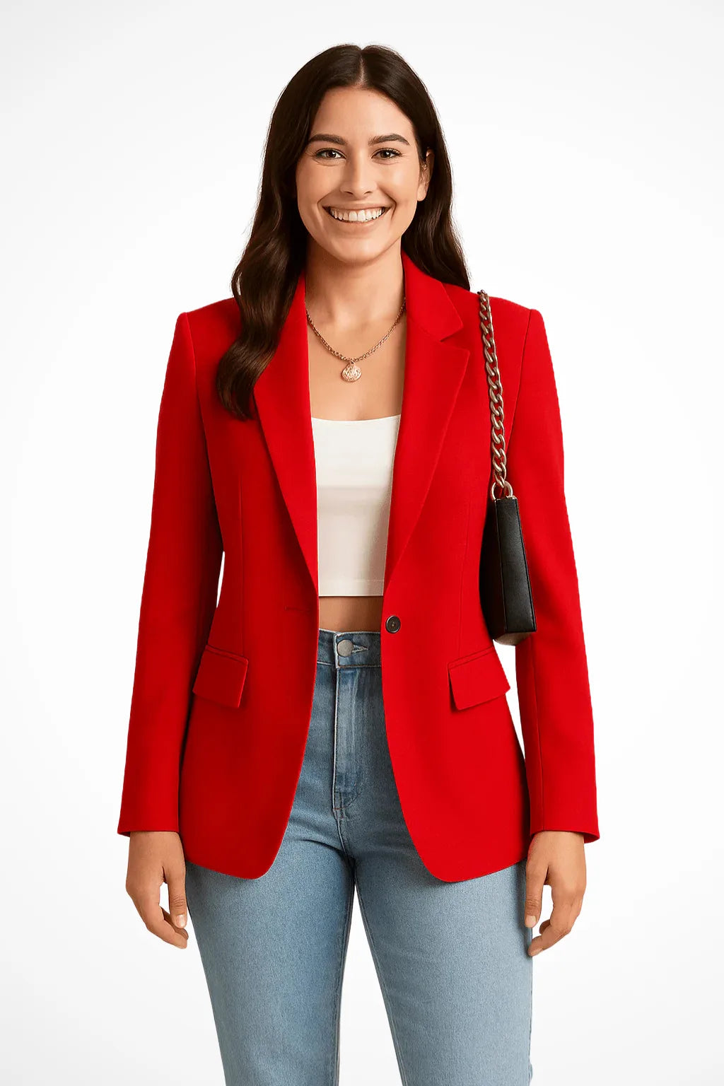 Women's Single Button Blazer