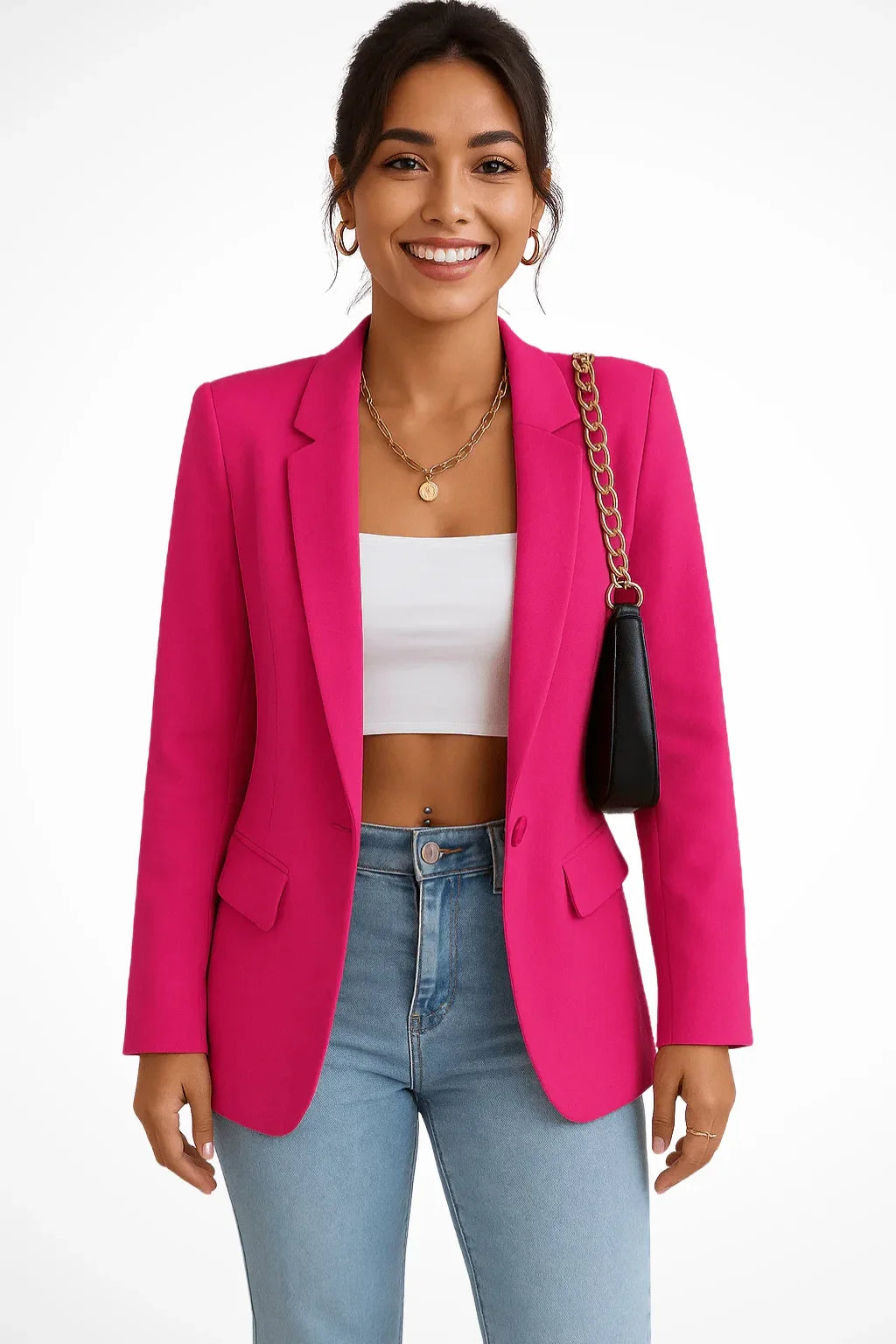 Women's Single Button Blazer