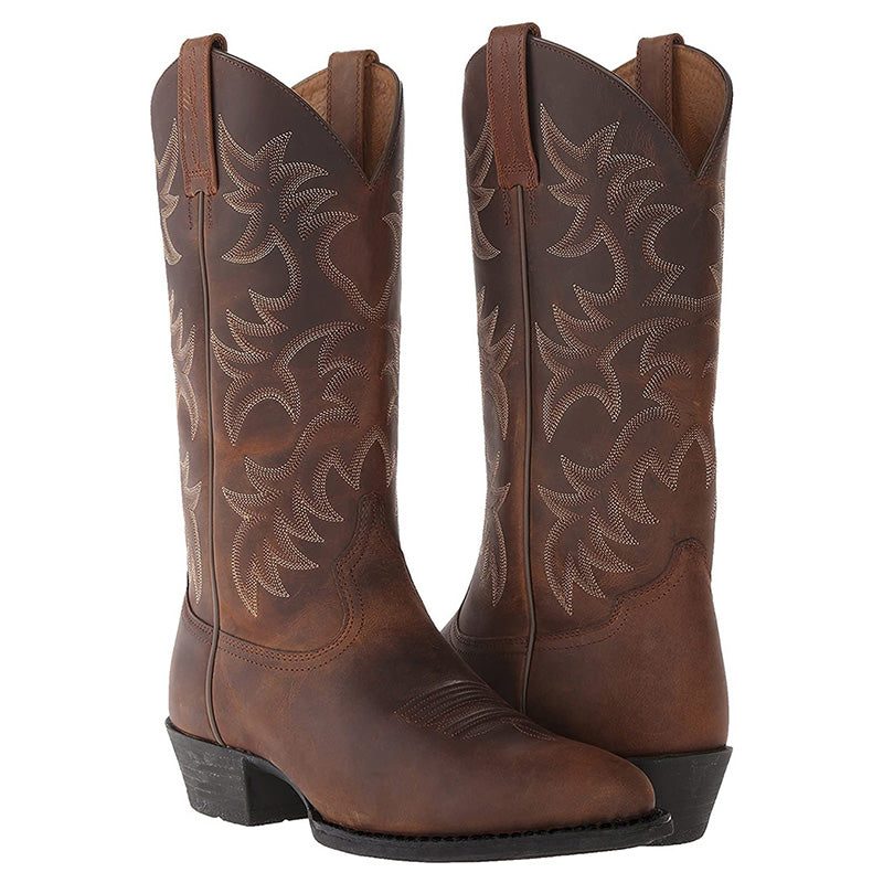 Keaton | Embroidered Cowboy Boots with Pointed Toe for Women