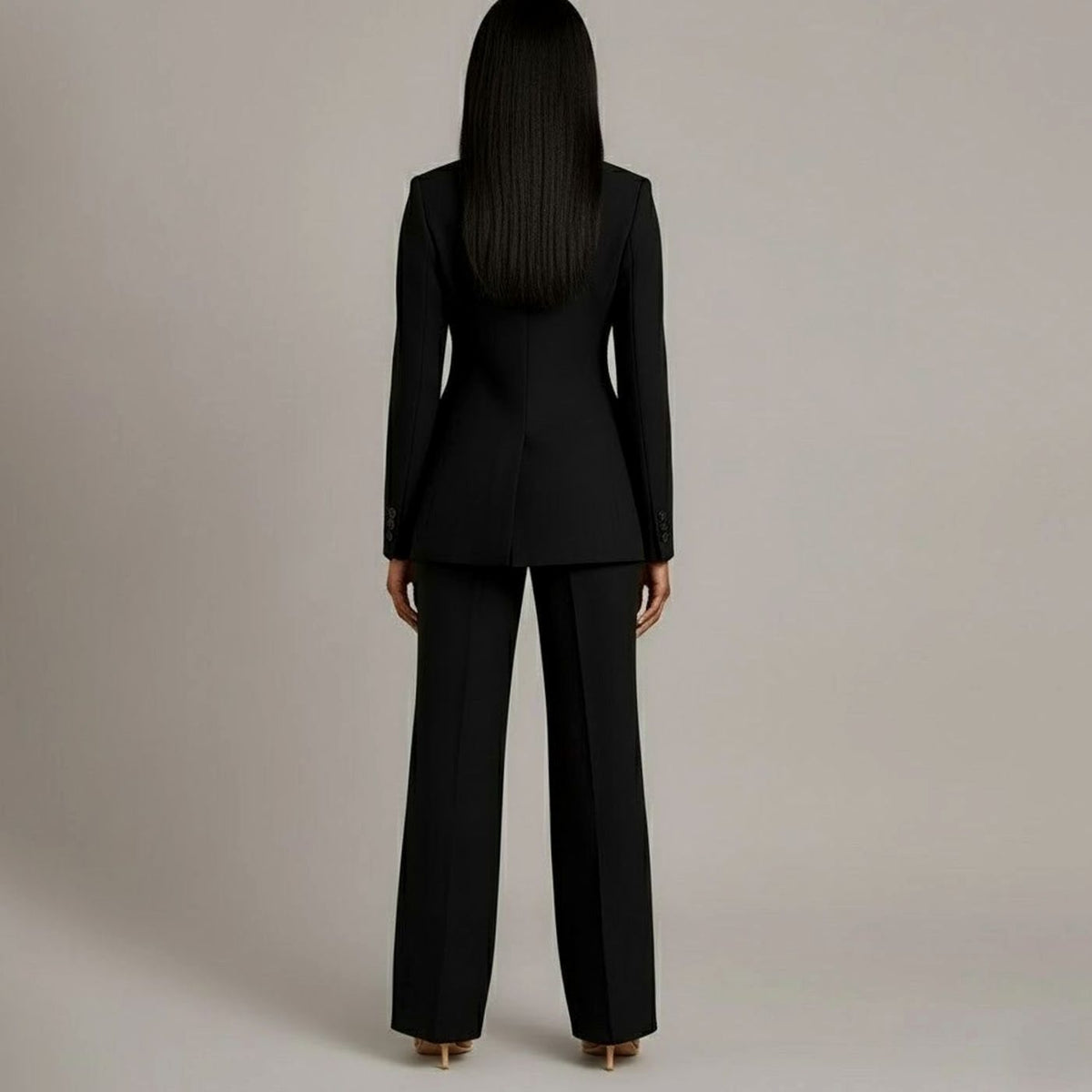 Emerson | Women's Tailored Single-Button Blazer Pants Suit Set