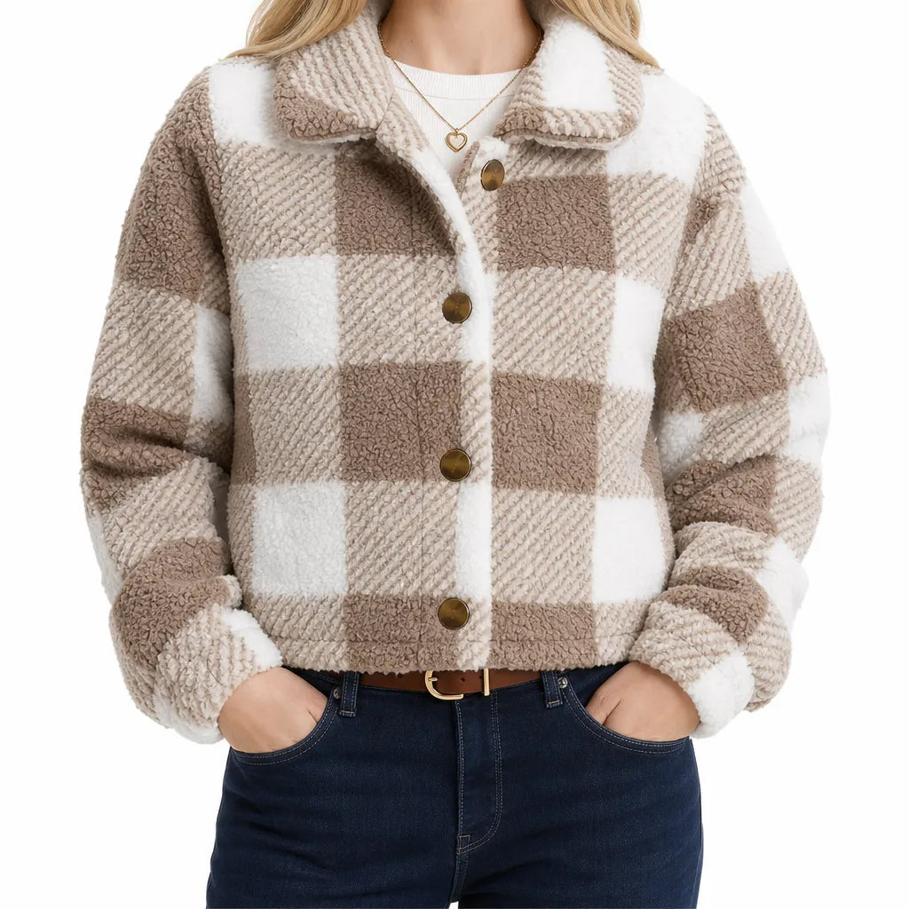 Emily | Women's Warm Plaid Jacket