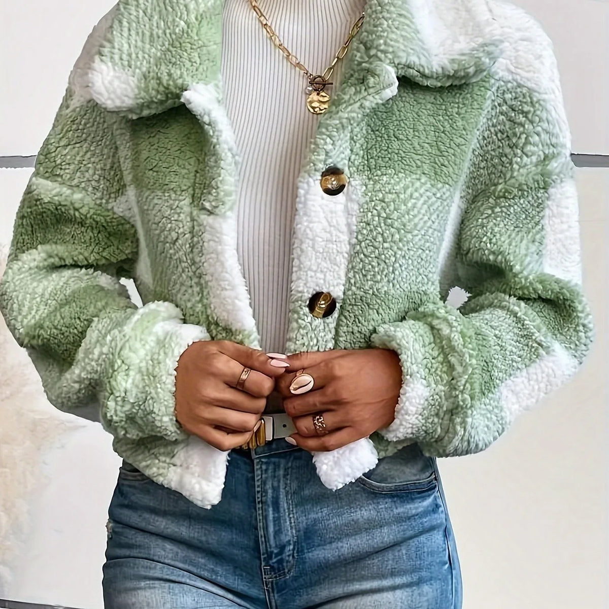 Emily | Women's Warm Plaid Jacket