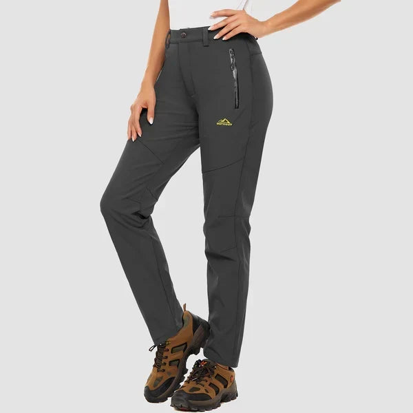 Women's Straight Leg Snow Pants, Zip Pocket, Long Length