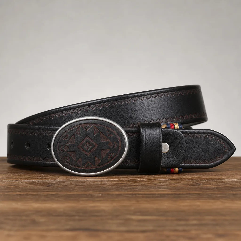 Emmett | Men's Leather Belt Buckle